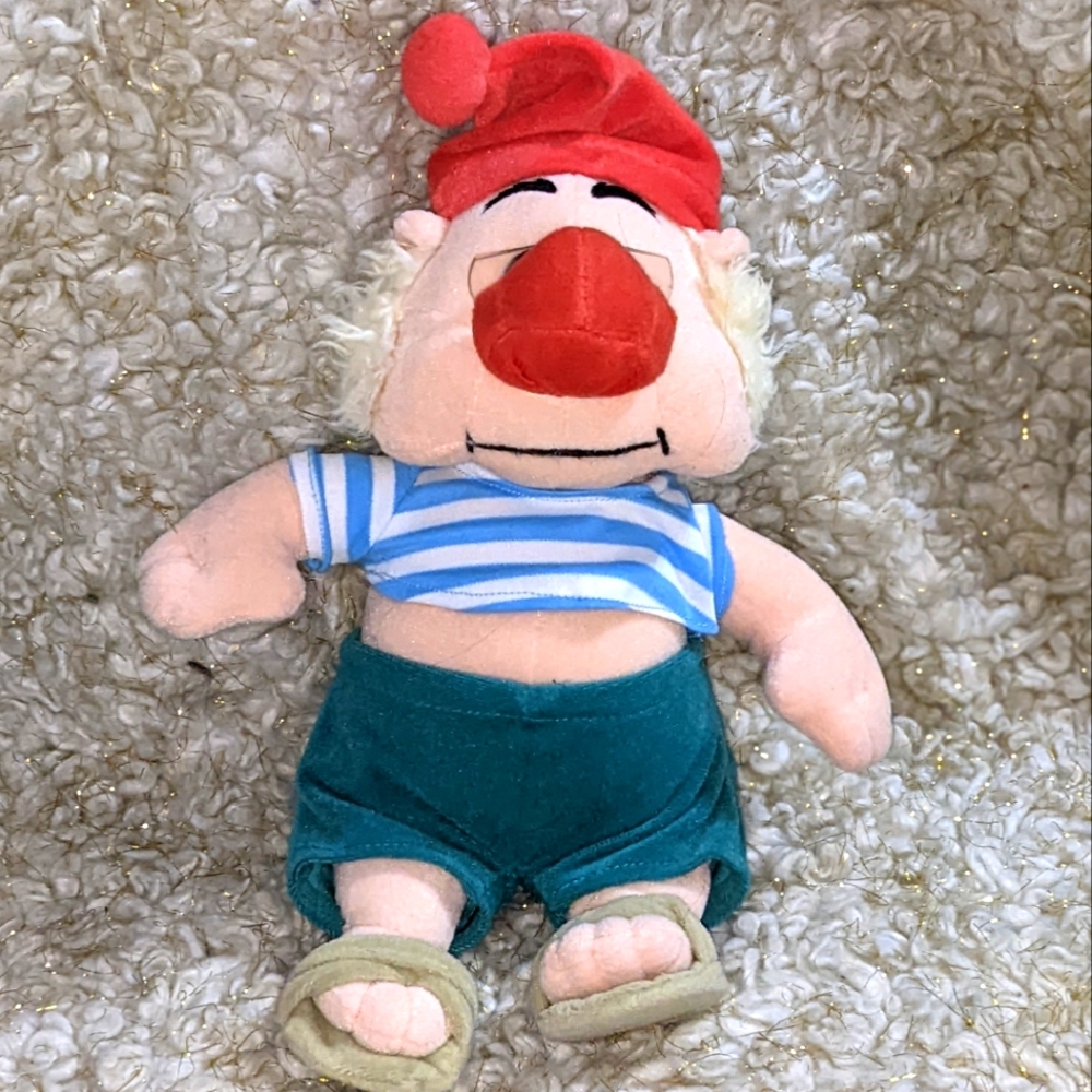 90s Vintage 13" Smee Stuffed Animal Peter Pan Disney Store Collectible Rare HTF